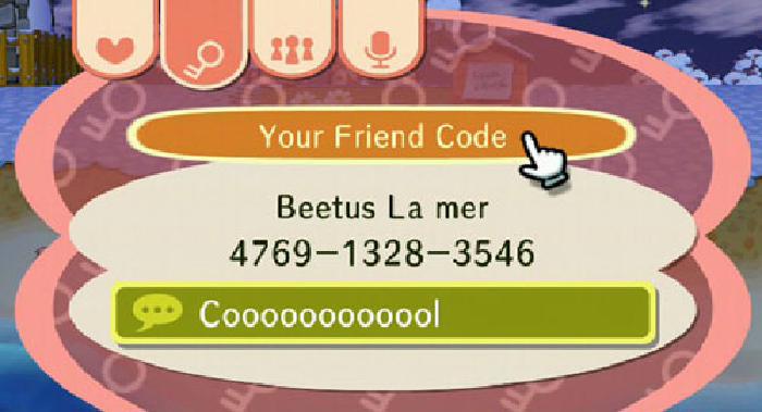 Animal Crossing City Folk Beetus friend code.