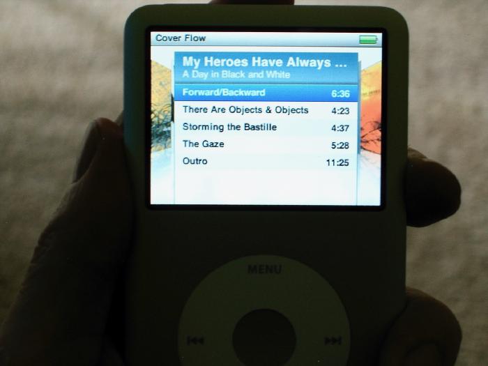 iPod classic coverflow flip