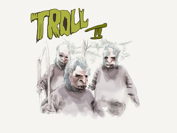 Troll 2 sketch on Mix