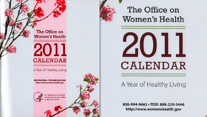 Office on Women’s Health 2011 calendar cover