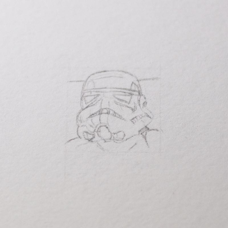 Stormtrooper pencil sketch