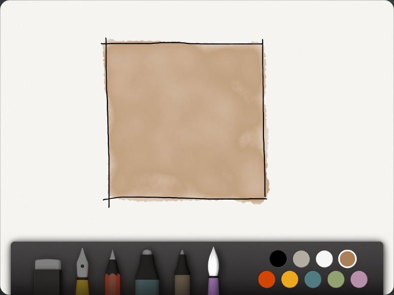 Drawing a background with Paper 53.