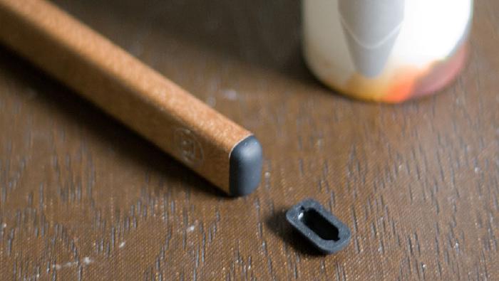 Detail of Pencils eraser and replacement nub.