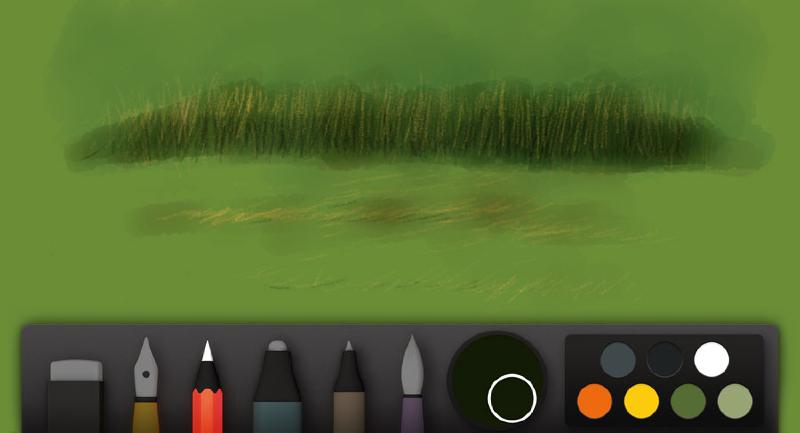 screenshot background blue grass