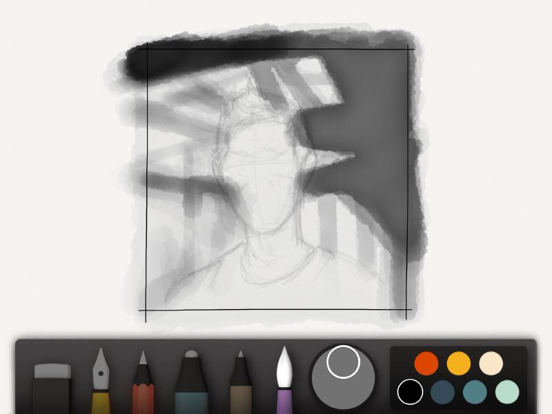 Watercolor brush in progress screenshot