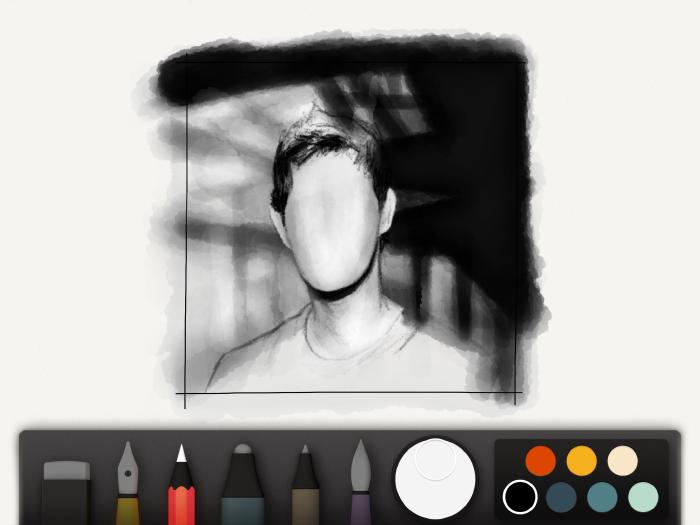 Watercolor brush in progress screenshot